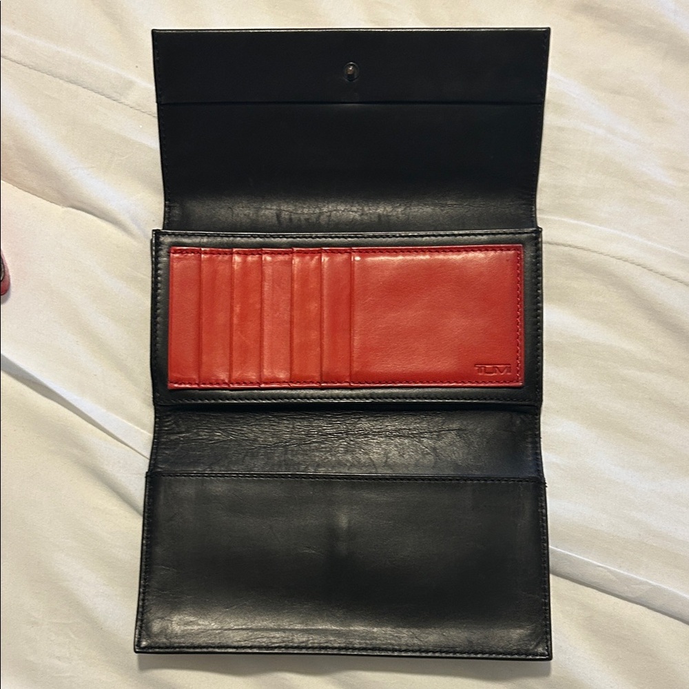 Tumi Black Leather Wallet